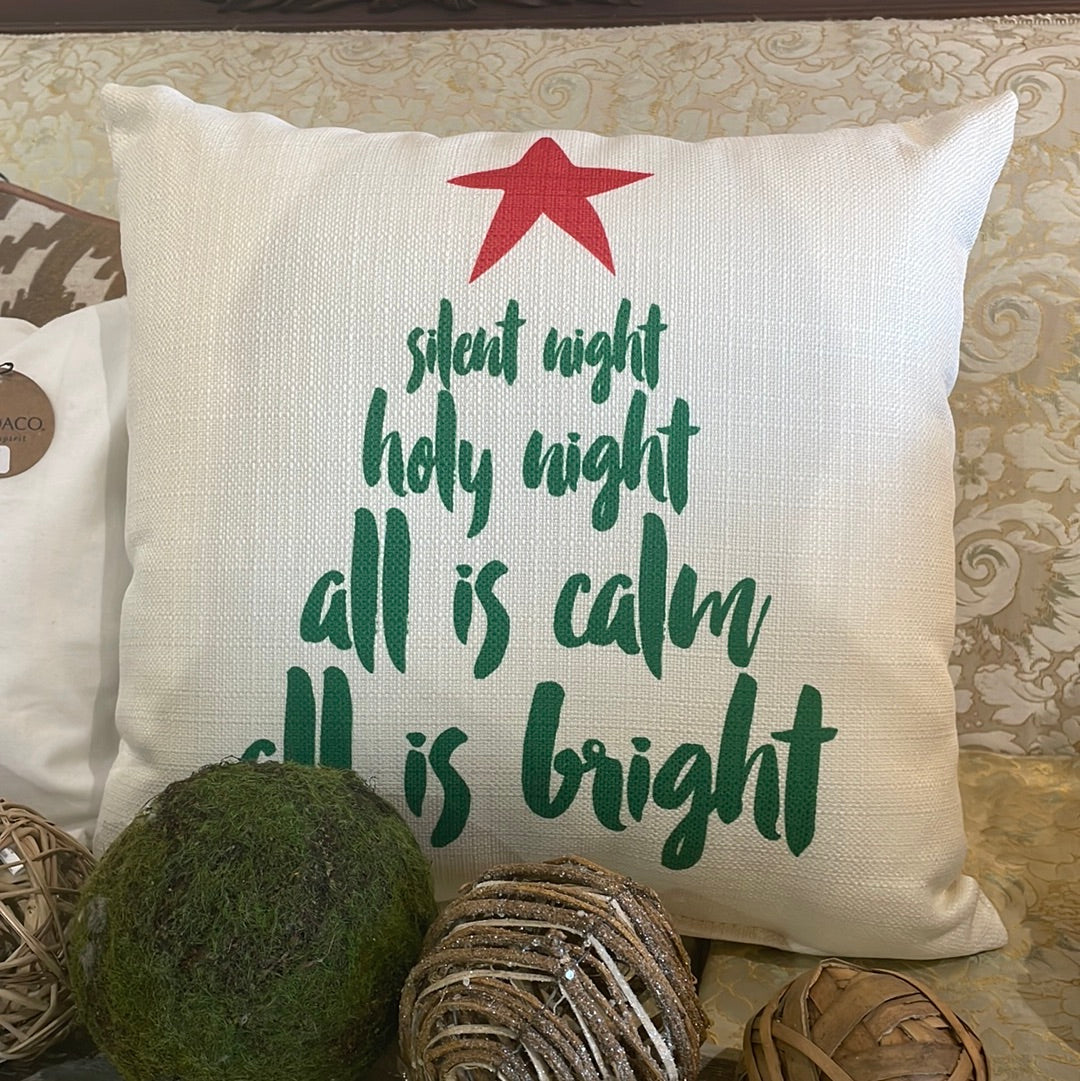 Silent Night Pillow Sycamore Grove Design Co.