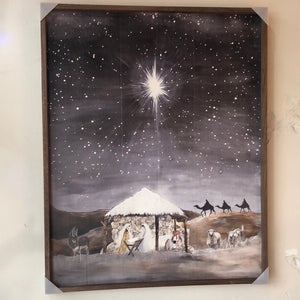 Dolly Estelle Nativity Print-Framed