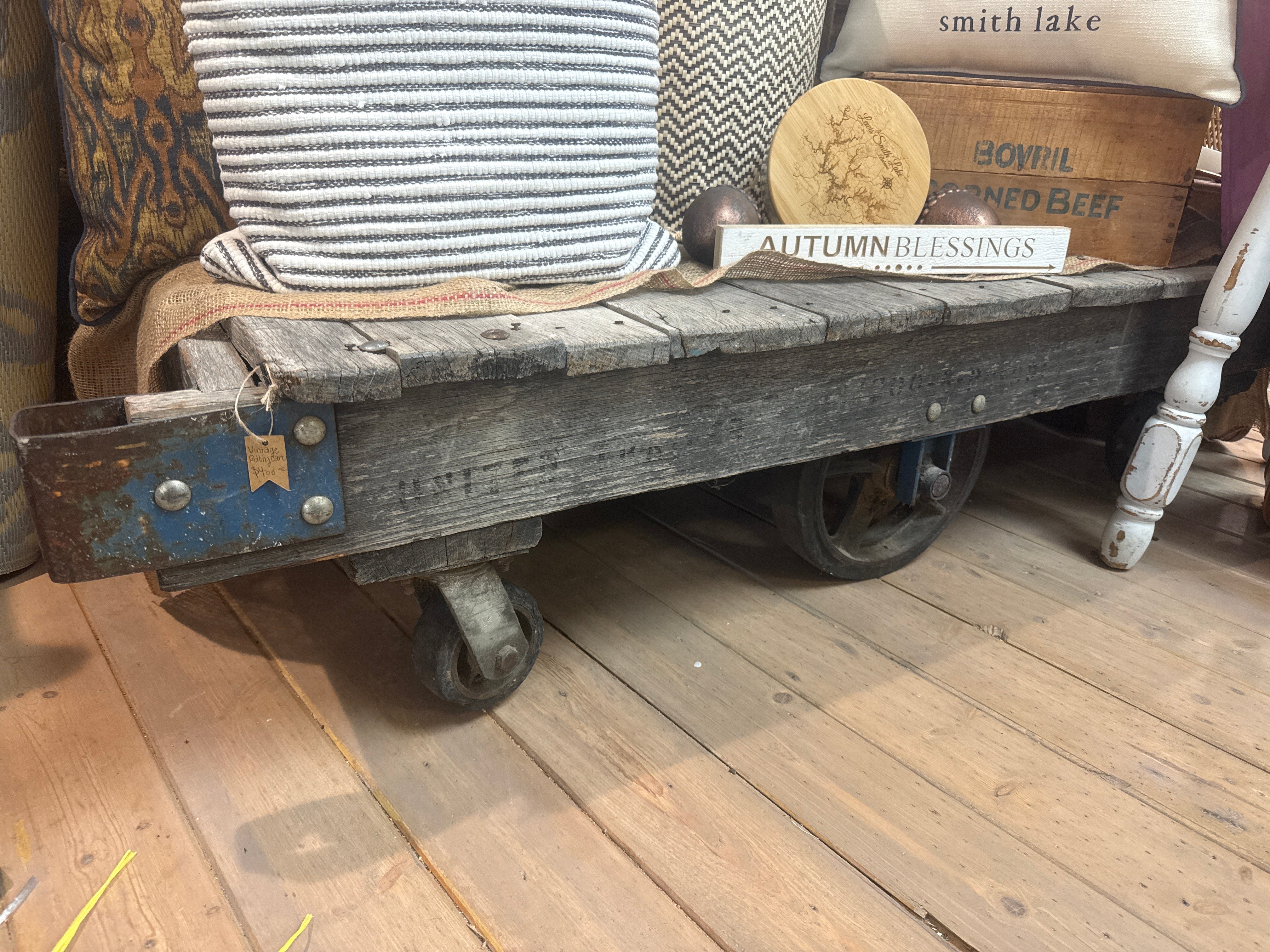 Vintage rolling cart