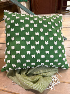 Green Raissa collection pillow