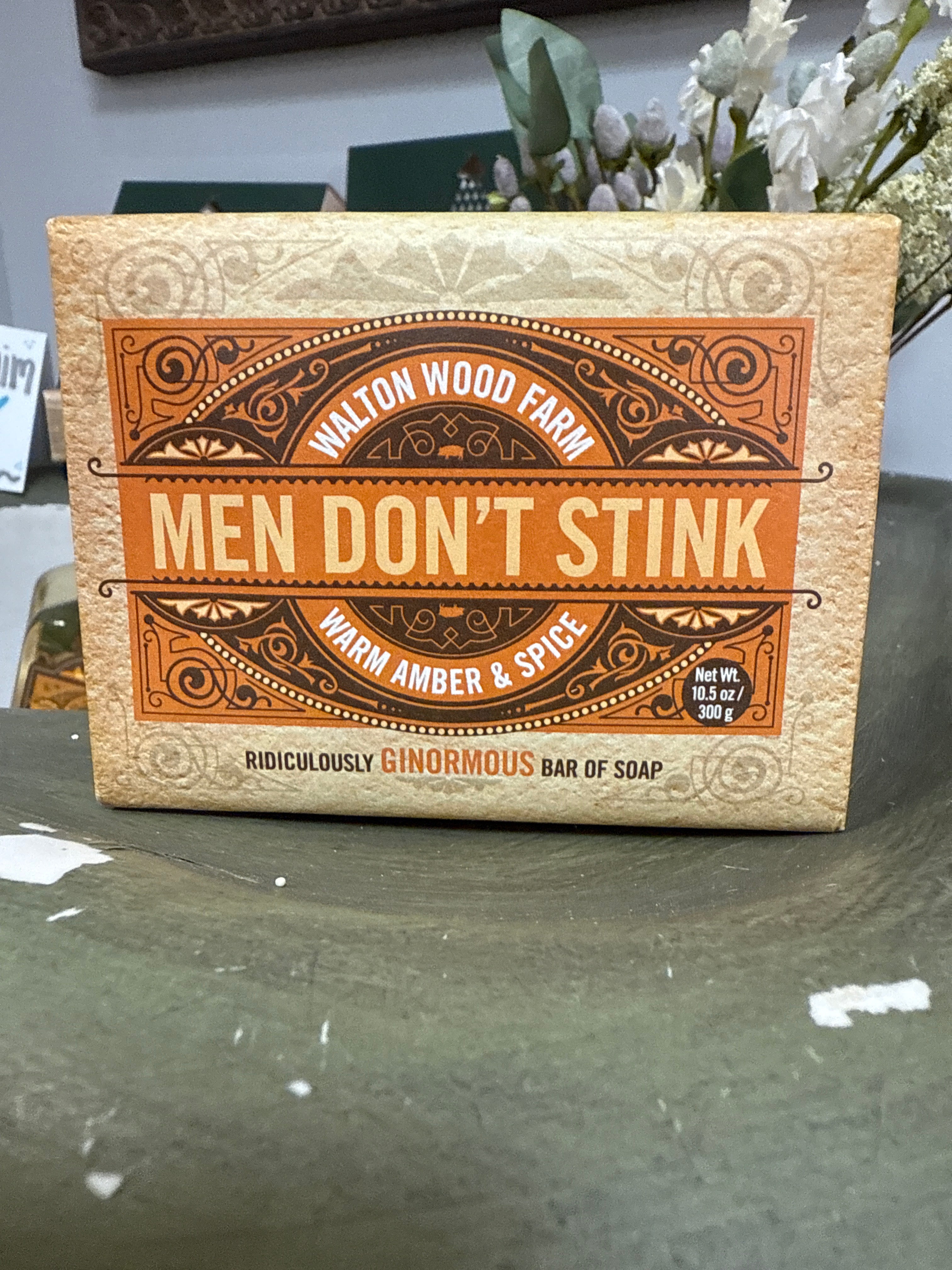 Ginormous Soap bar-Men don’t stink