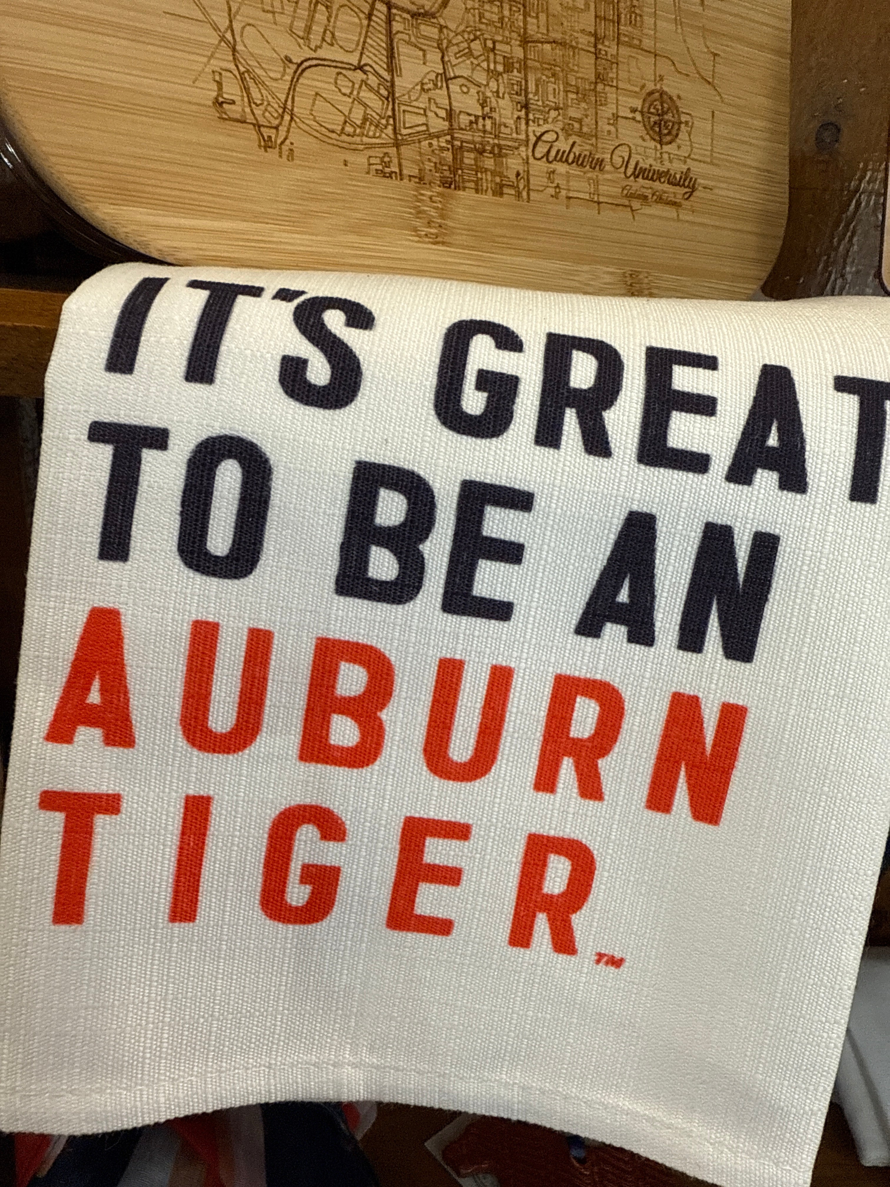 Its Great to be Auburn Tea Towel