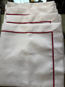 Embroidered Line Design Napkin