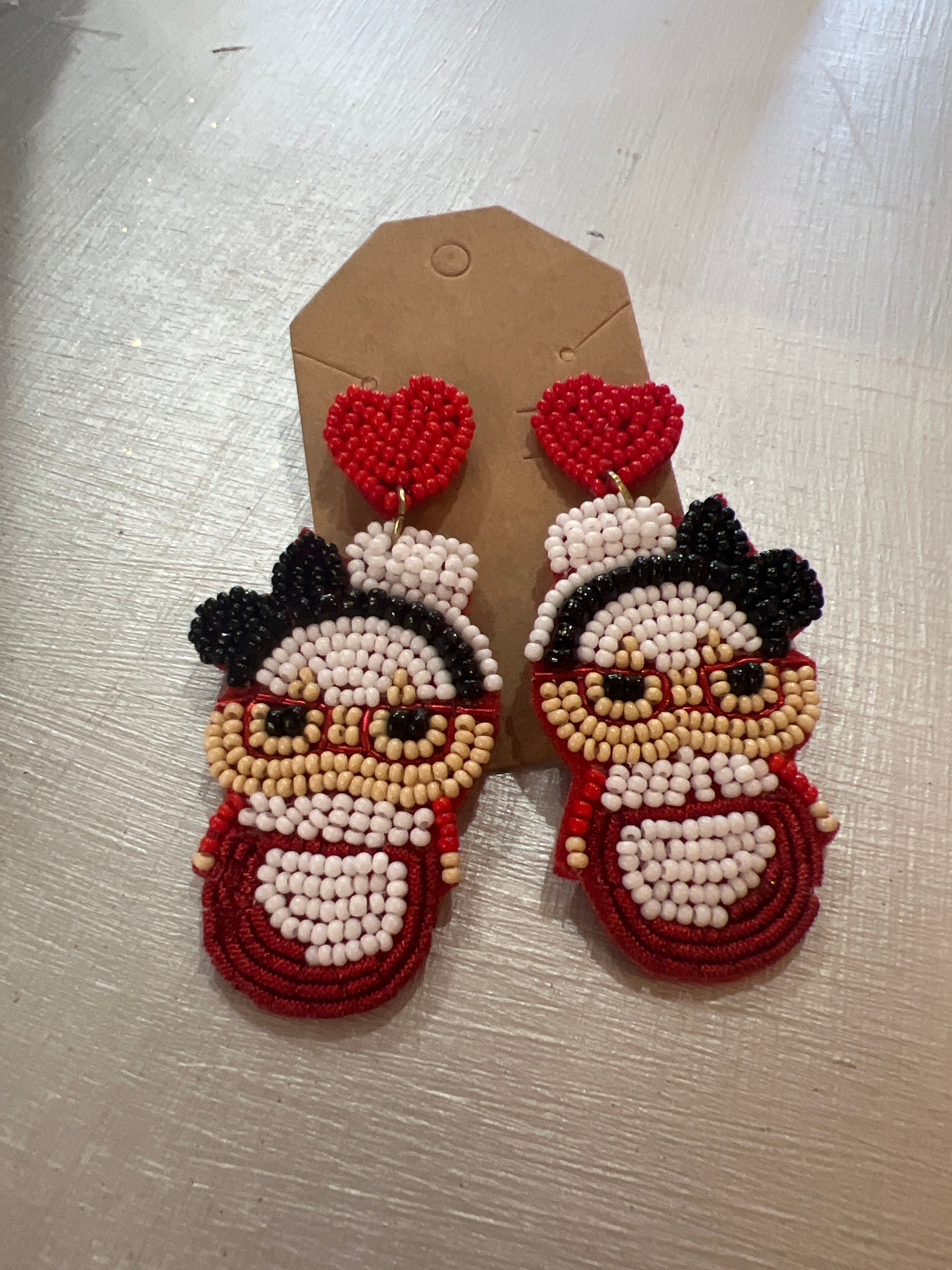 Mrs. Claus Earrings