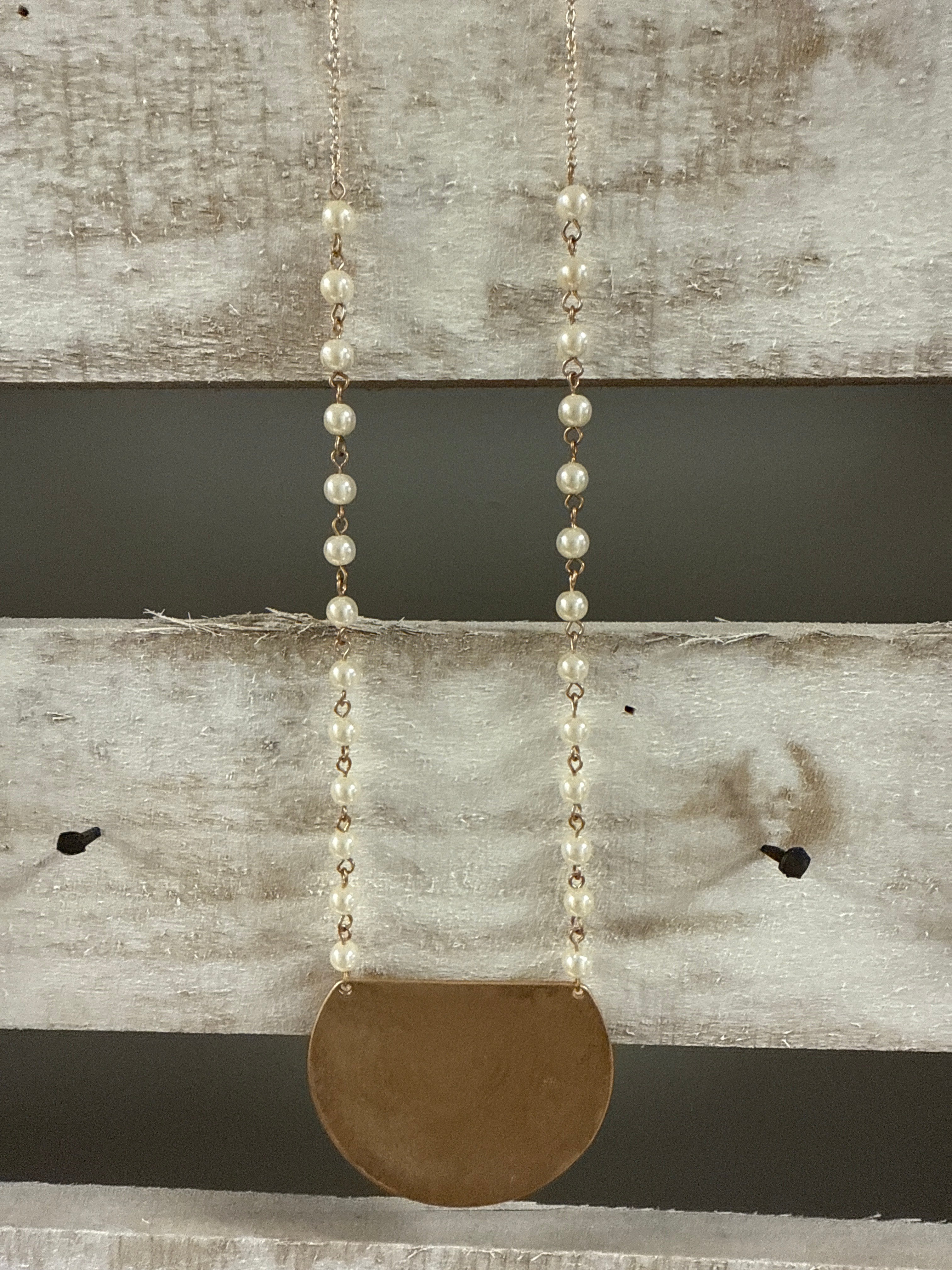 Pearl and Metal Plate