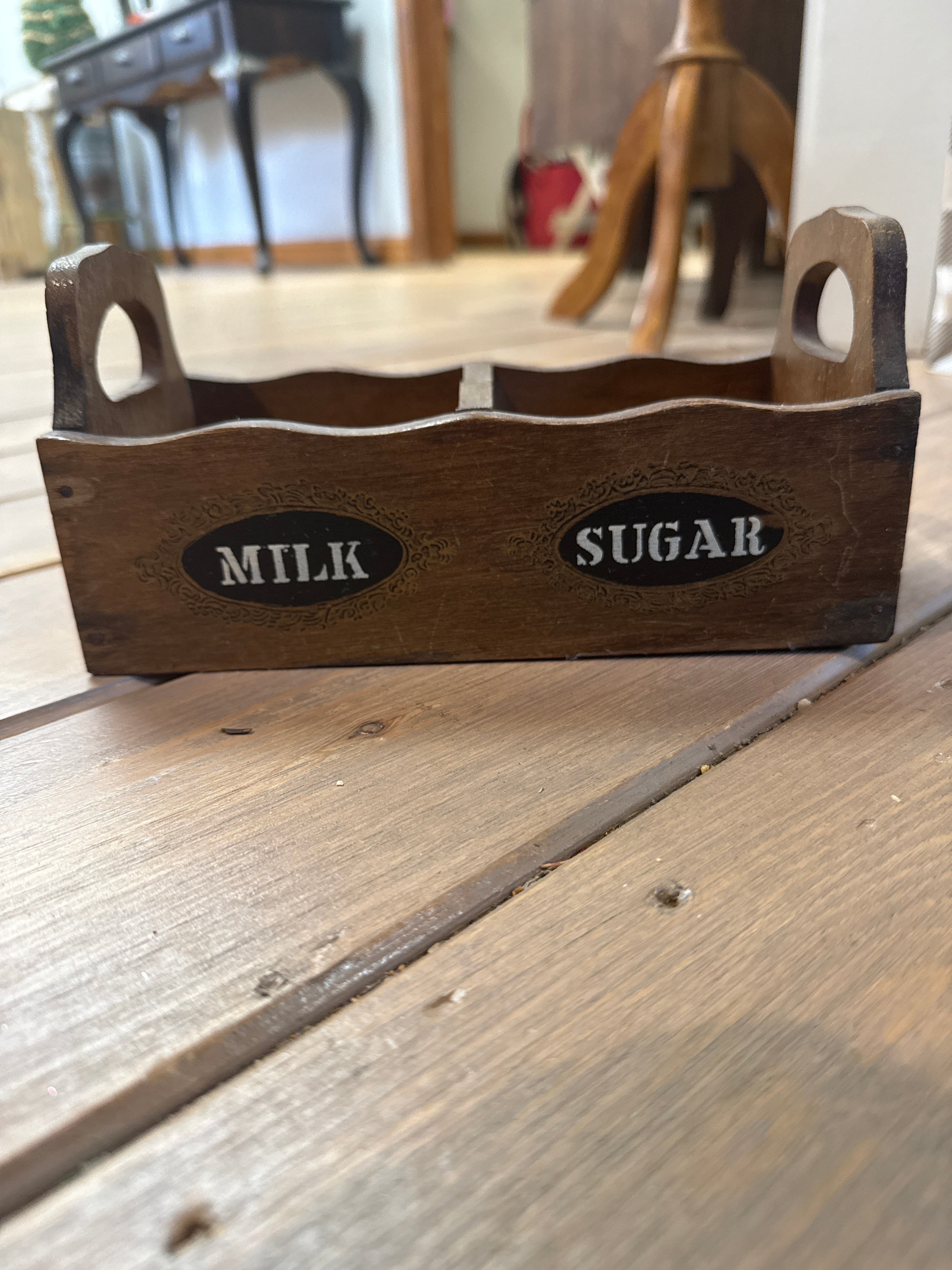 Vintage Milk & Sugar Box