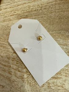 Matte Gold Studs