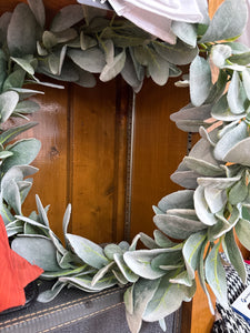 Lambs Ear Wreath-14”