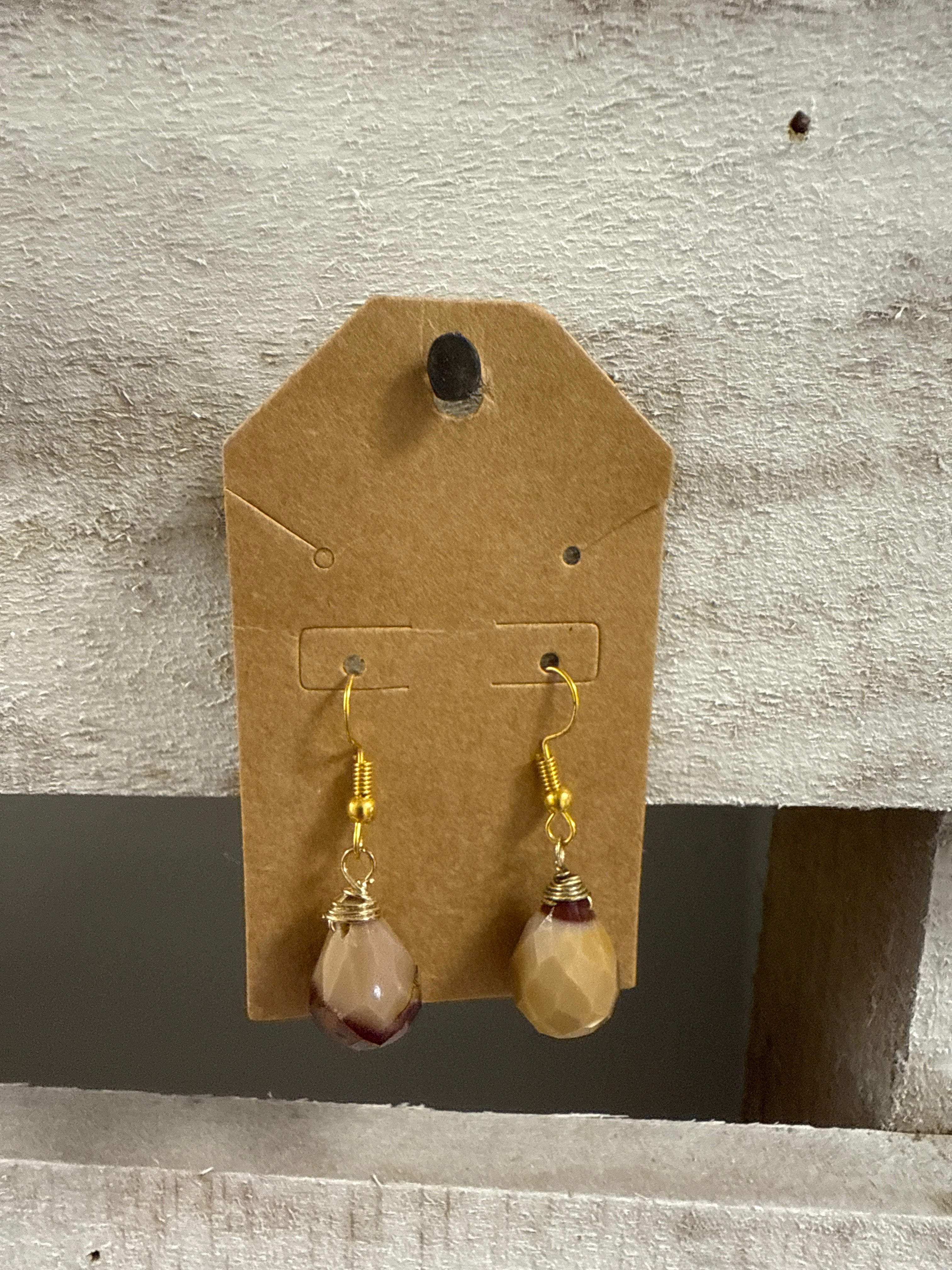 Red Stone Earring