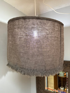 Stonewashed Fringe Lamp Shade