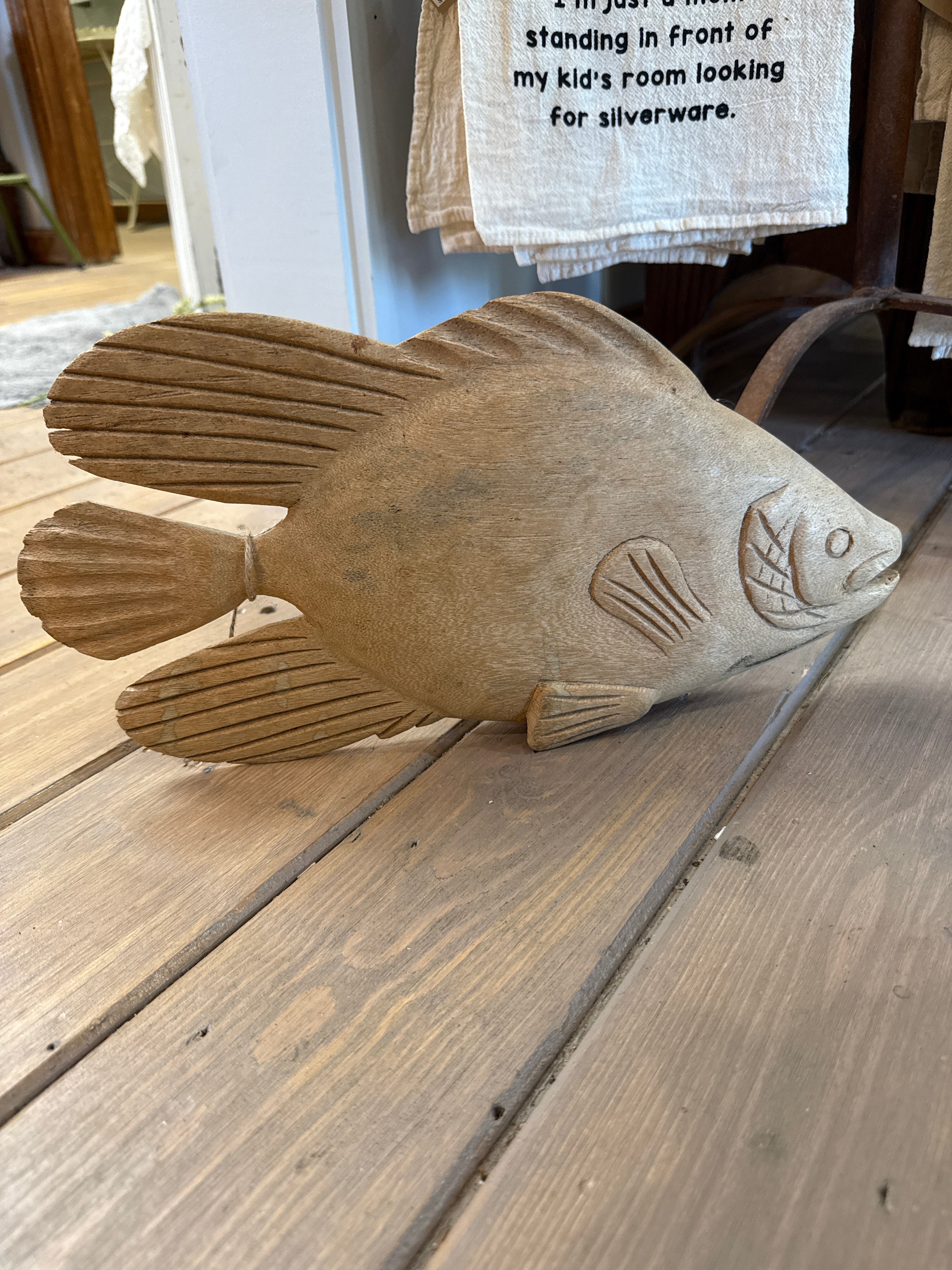 Large Wooden Fish
