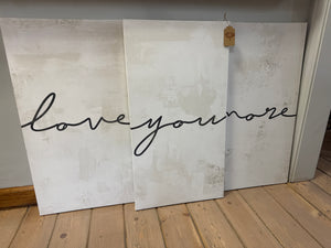 Love You More Canvas-S/3