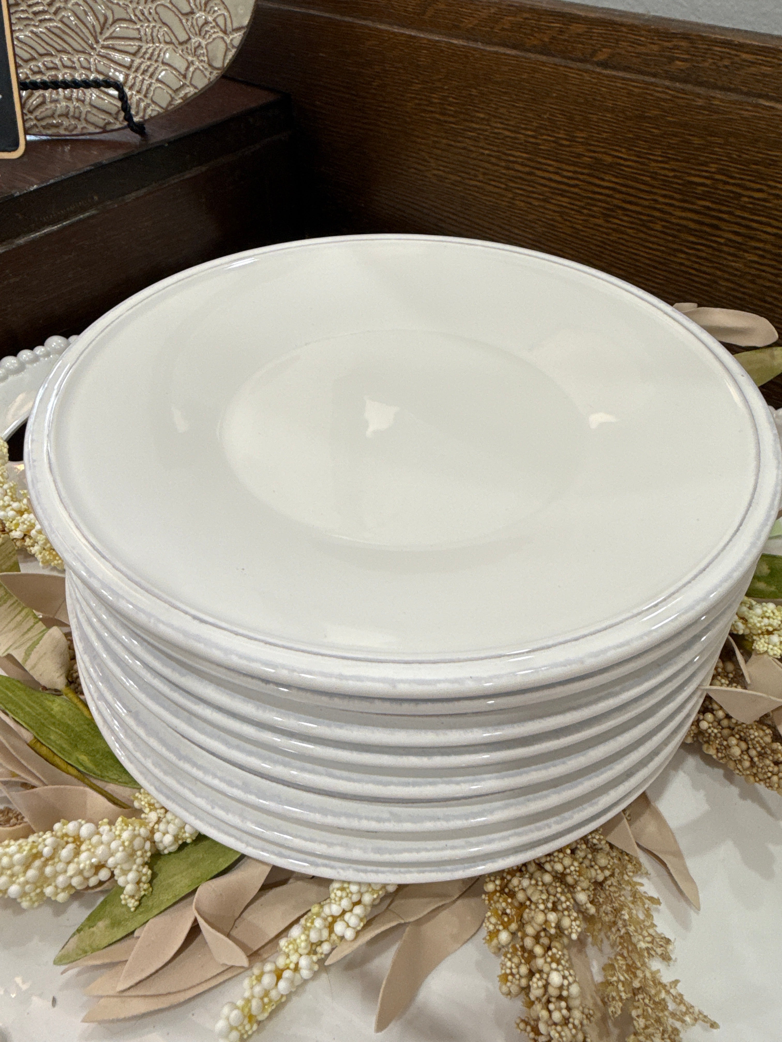White Salad plate