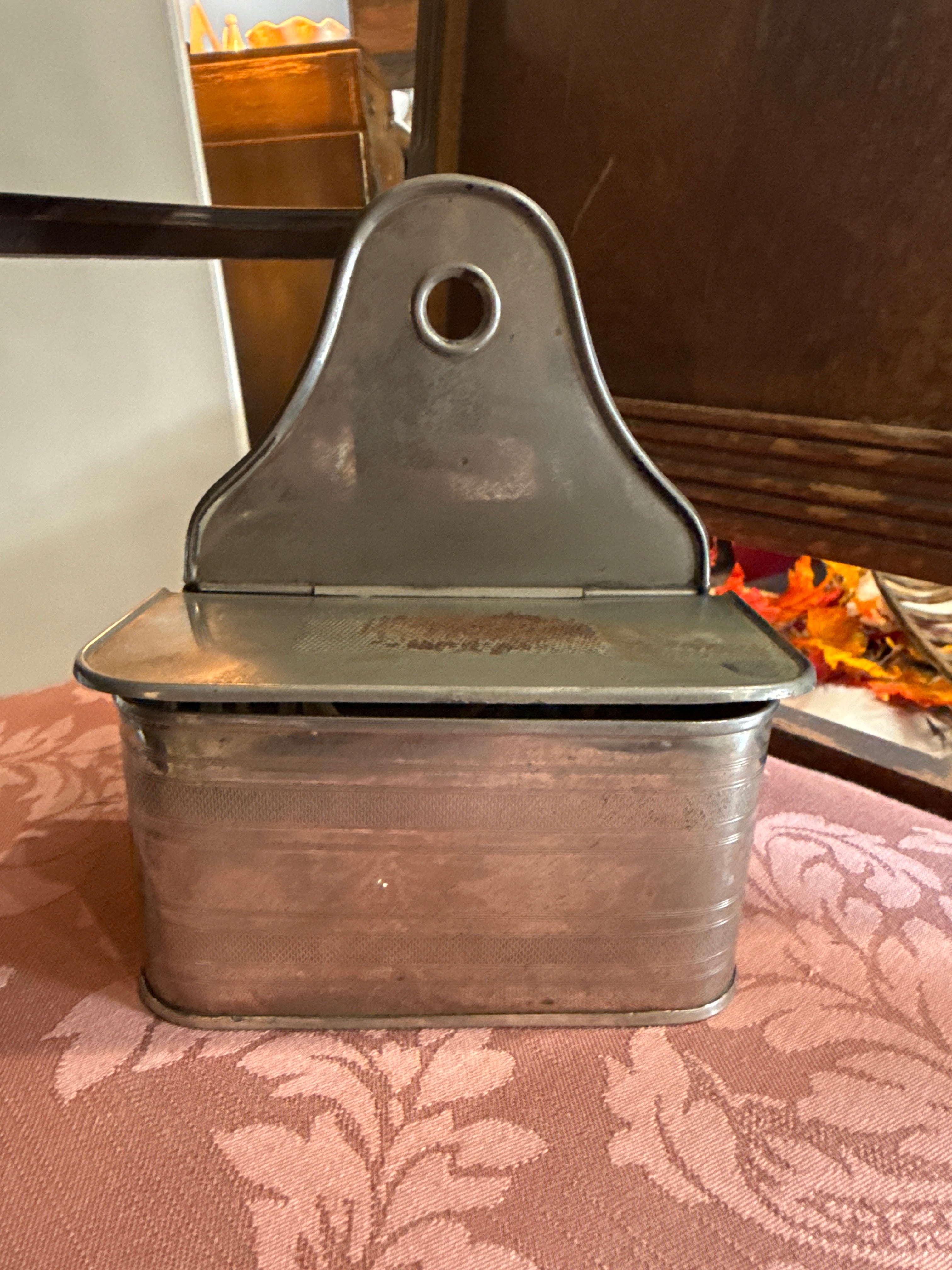 Vintage Metal Match Box