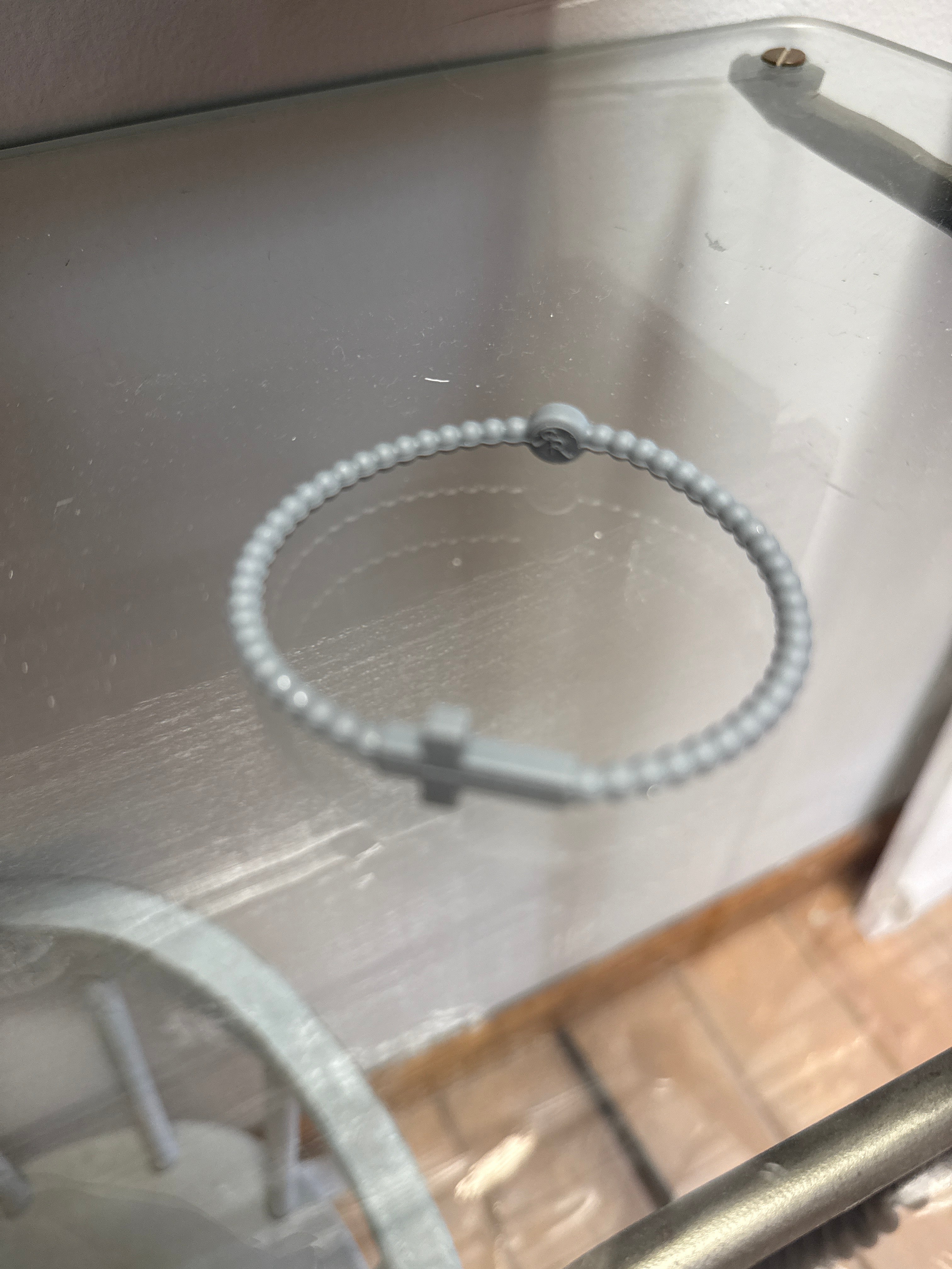 Rubber Cross Bracelet