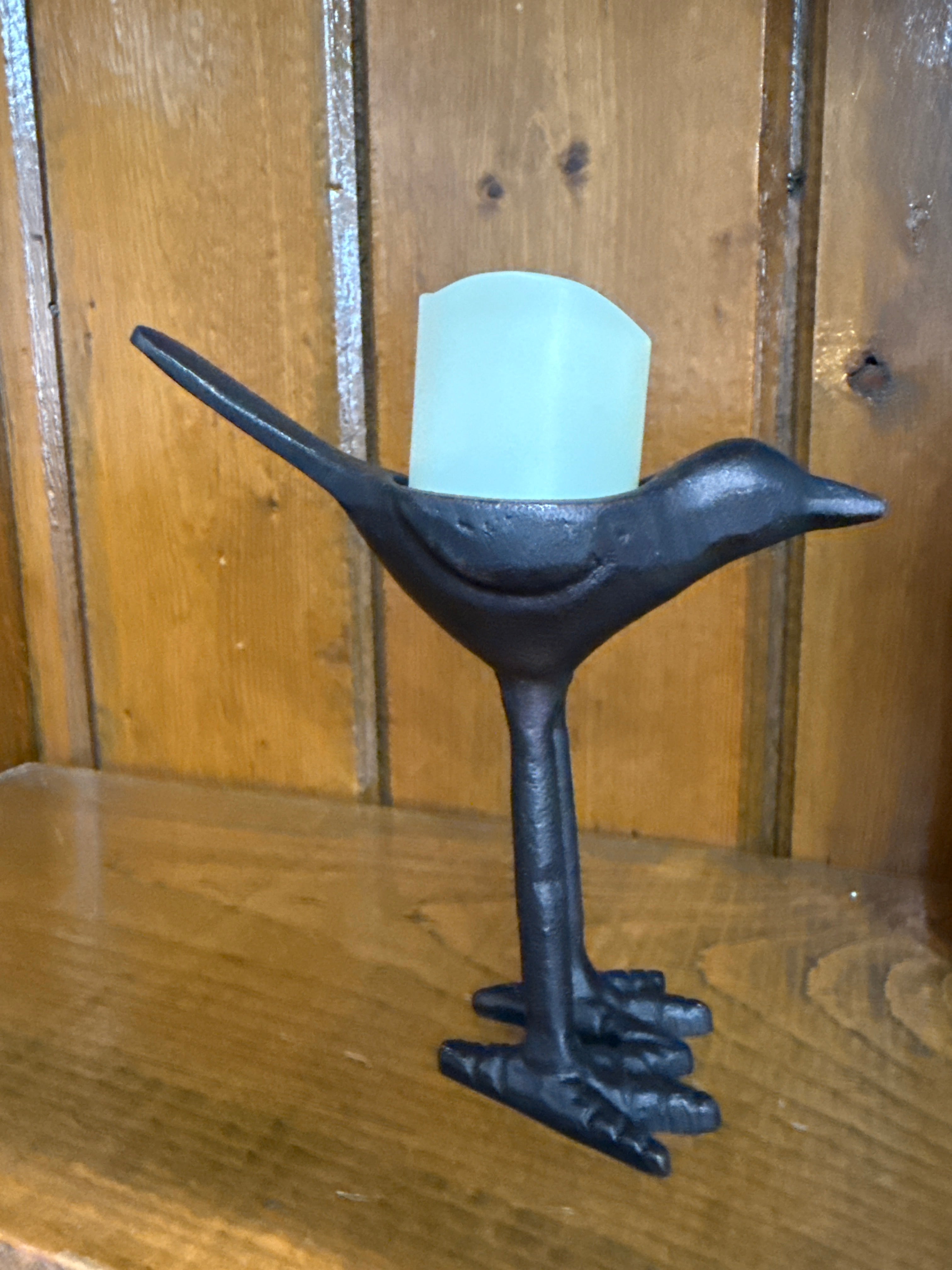 Short Bird Tealight Holder