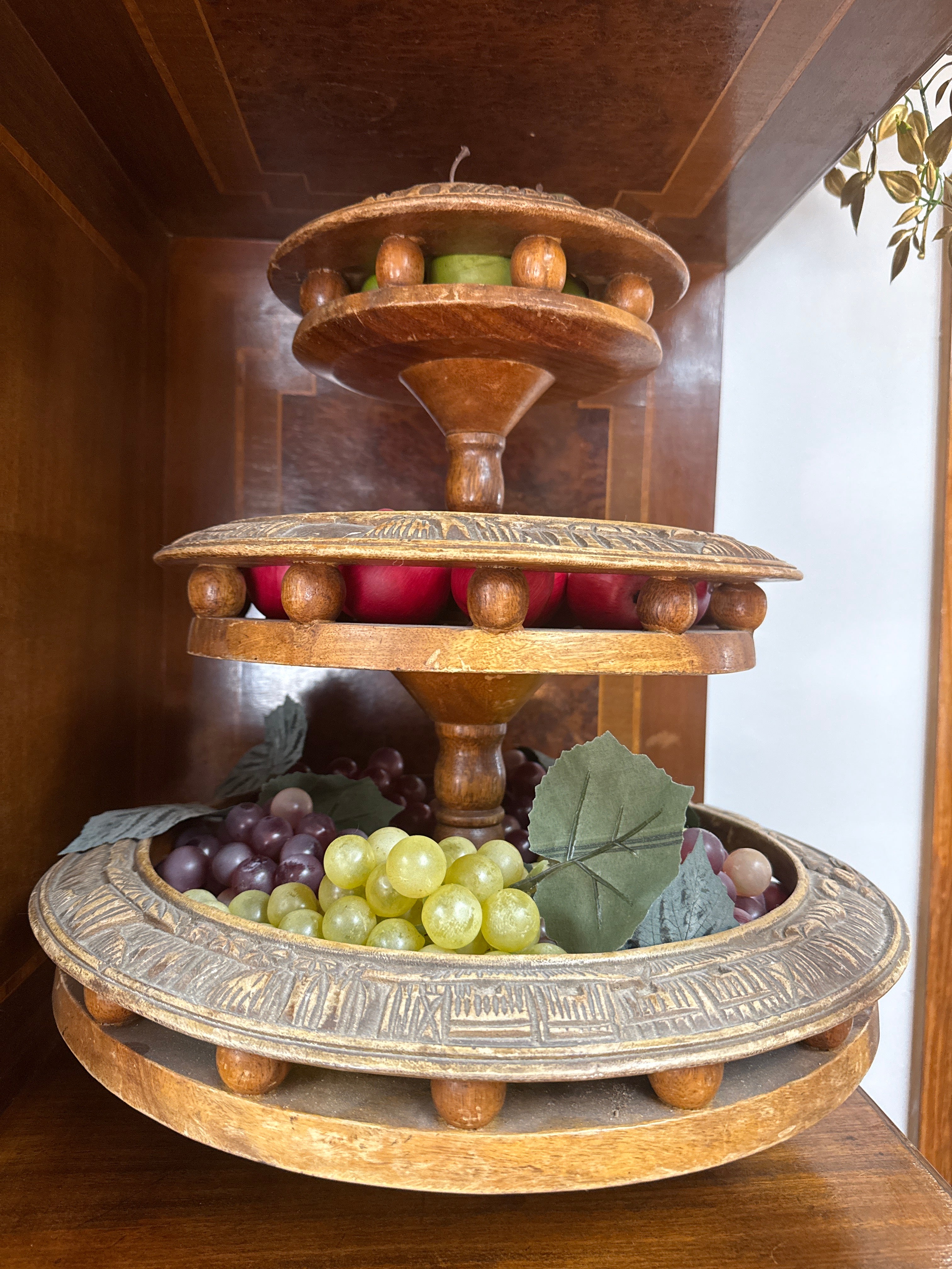 Vintage Spinning Fruit Stand