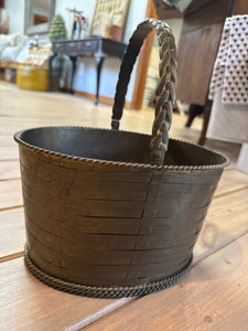 Brass Vintage Basket