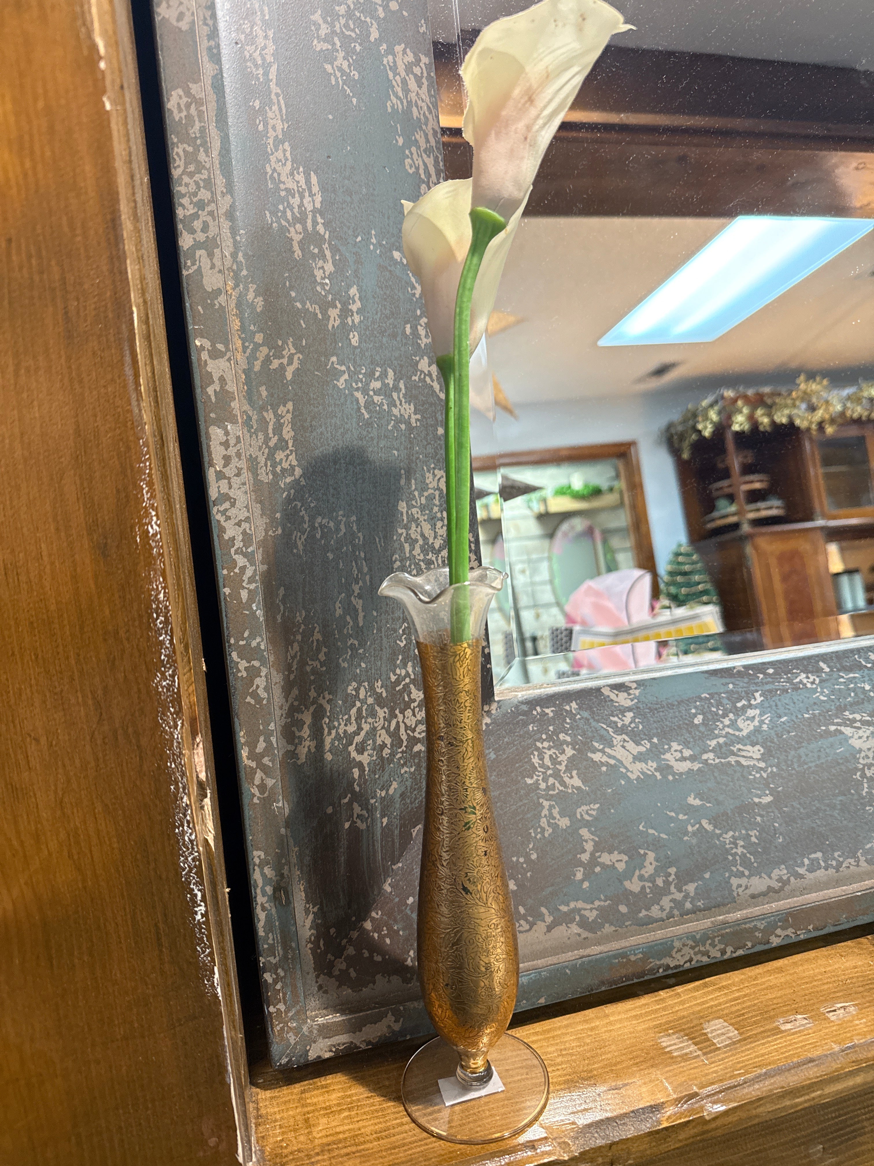 Vintage Gold Vase