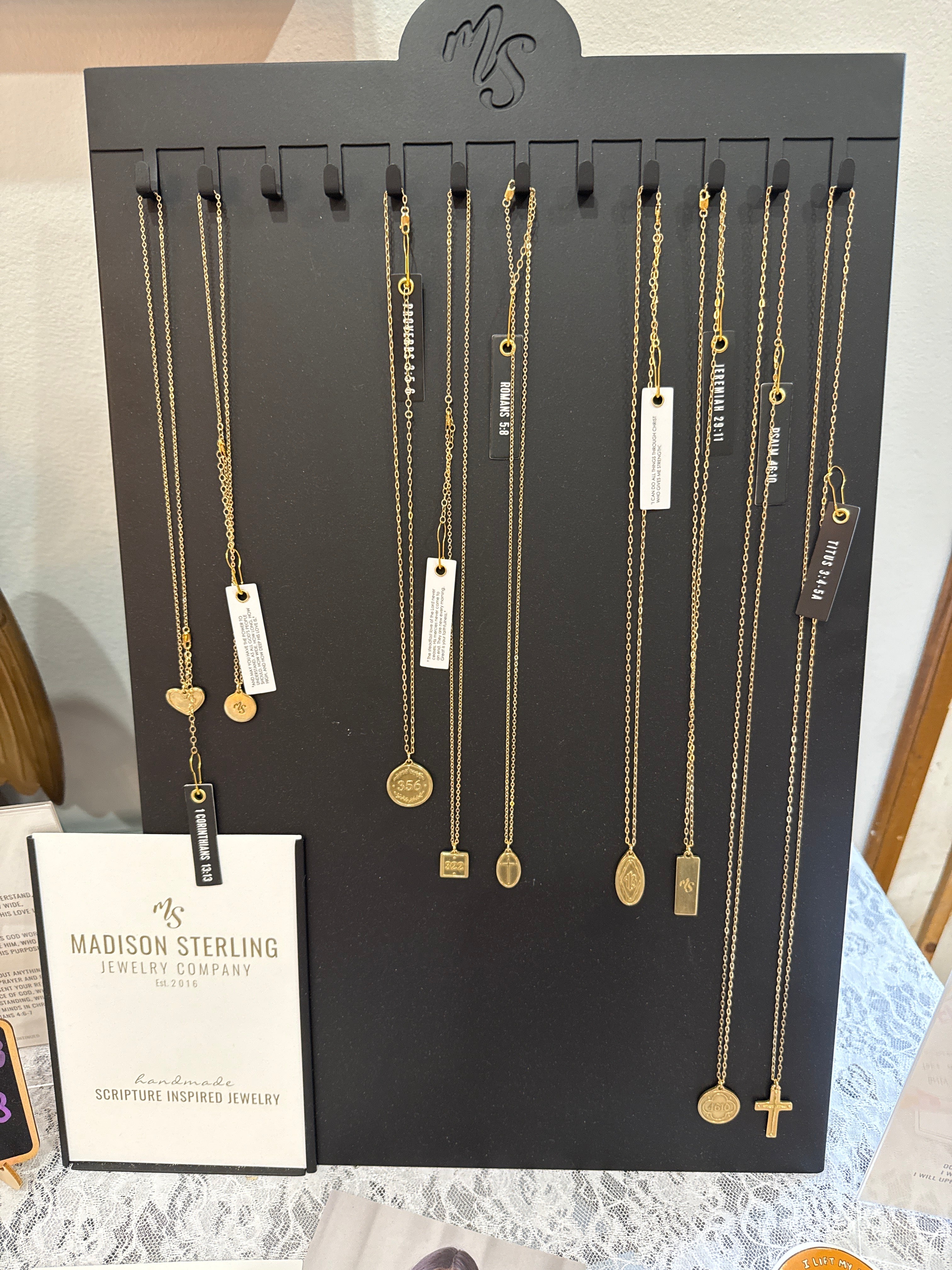 Madison Sterling Gold Necklace-Petite