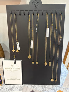 Madison Sterling Gold Necklace-Petite