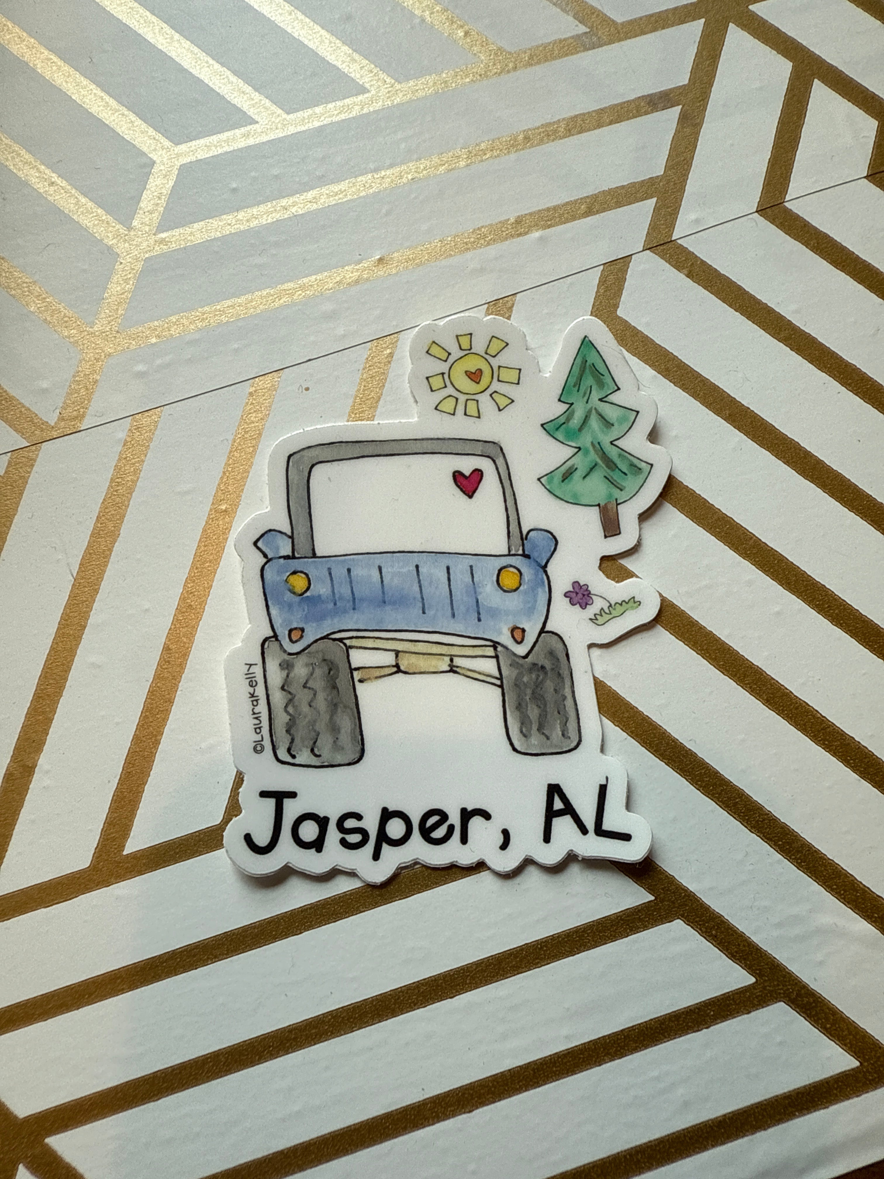 Jasper Alabama Jeep Sticker