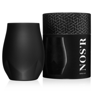 BRUMATE NOS'R INSULATED NOSING GLASS FOR  WHISKEY | BLACK