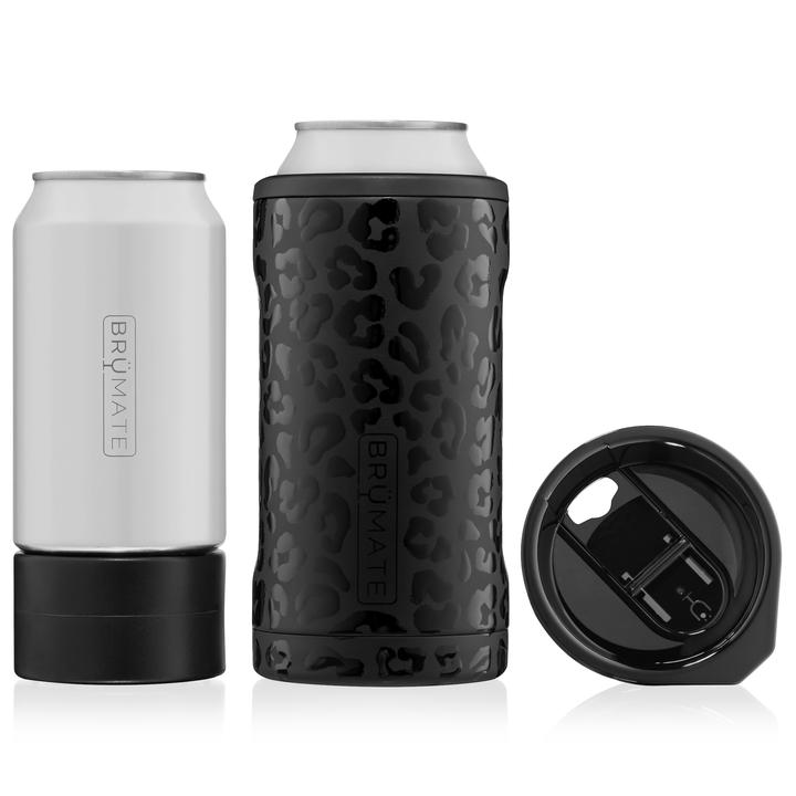 BRUMATE HOPSULATOR TRIO, 3-IN-1 CAN-COOLER  ONYX LEOPARD