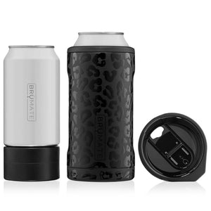 BRUMATE HOPSULATOR TRIO, 3-IN-1 CAN-COOLER  ONYX LEOPARD