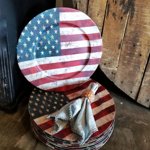 US Flag Charger Plate