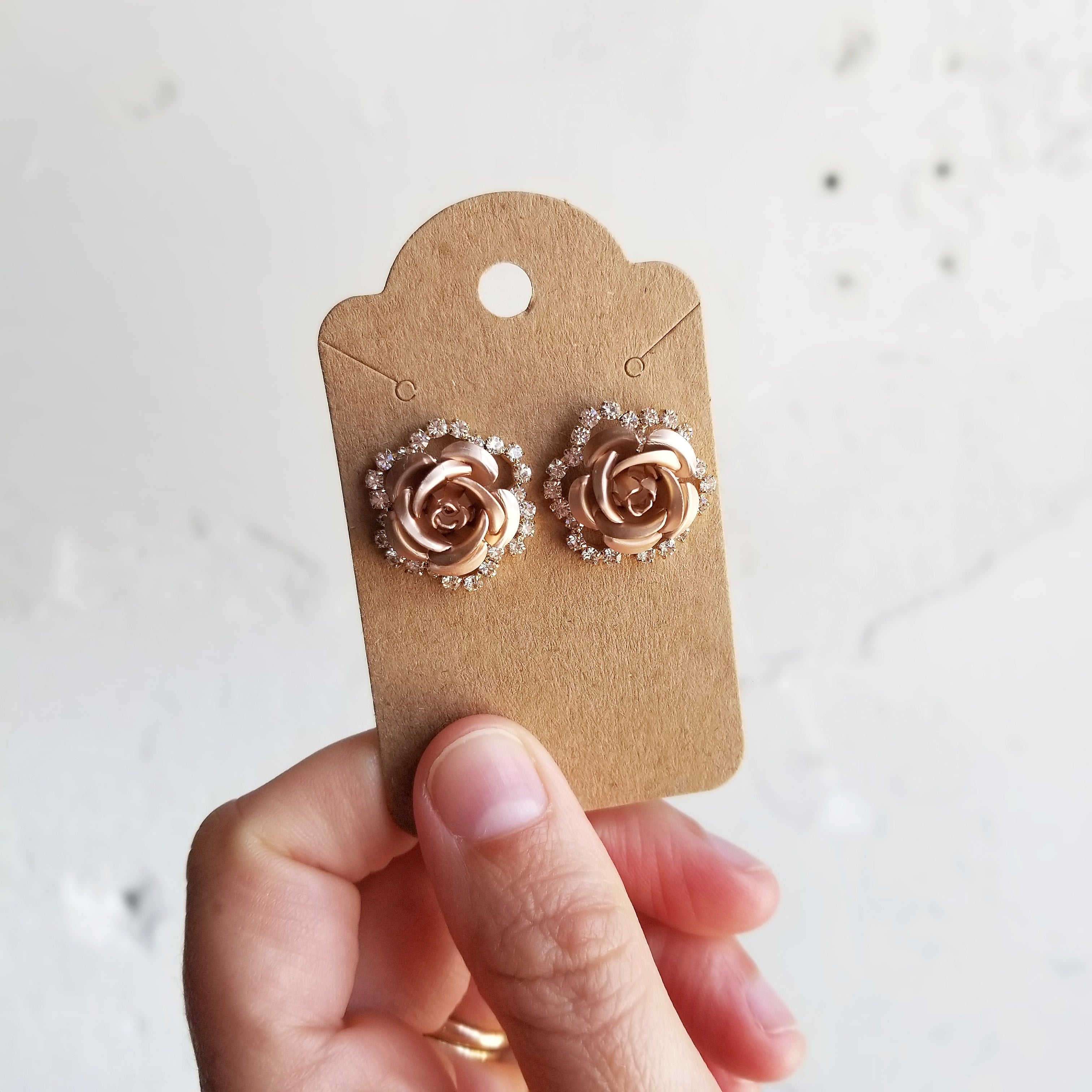 Rose Post Earrings