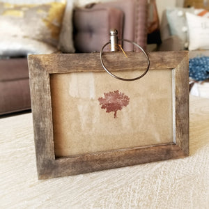 5X7 Wood Frame with Ring