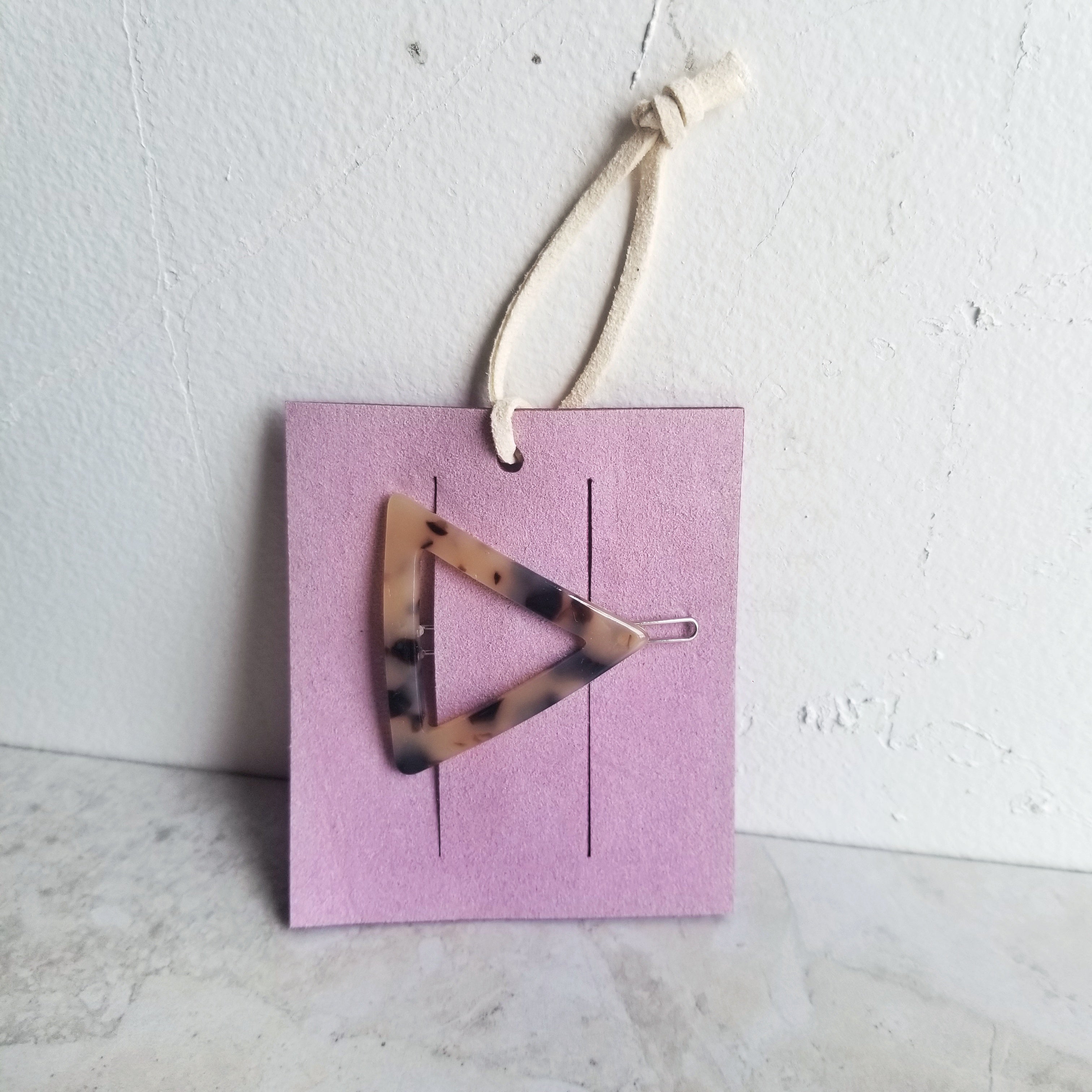Triangle Tortoise Hair Clip