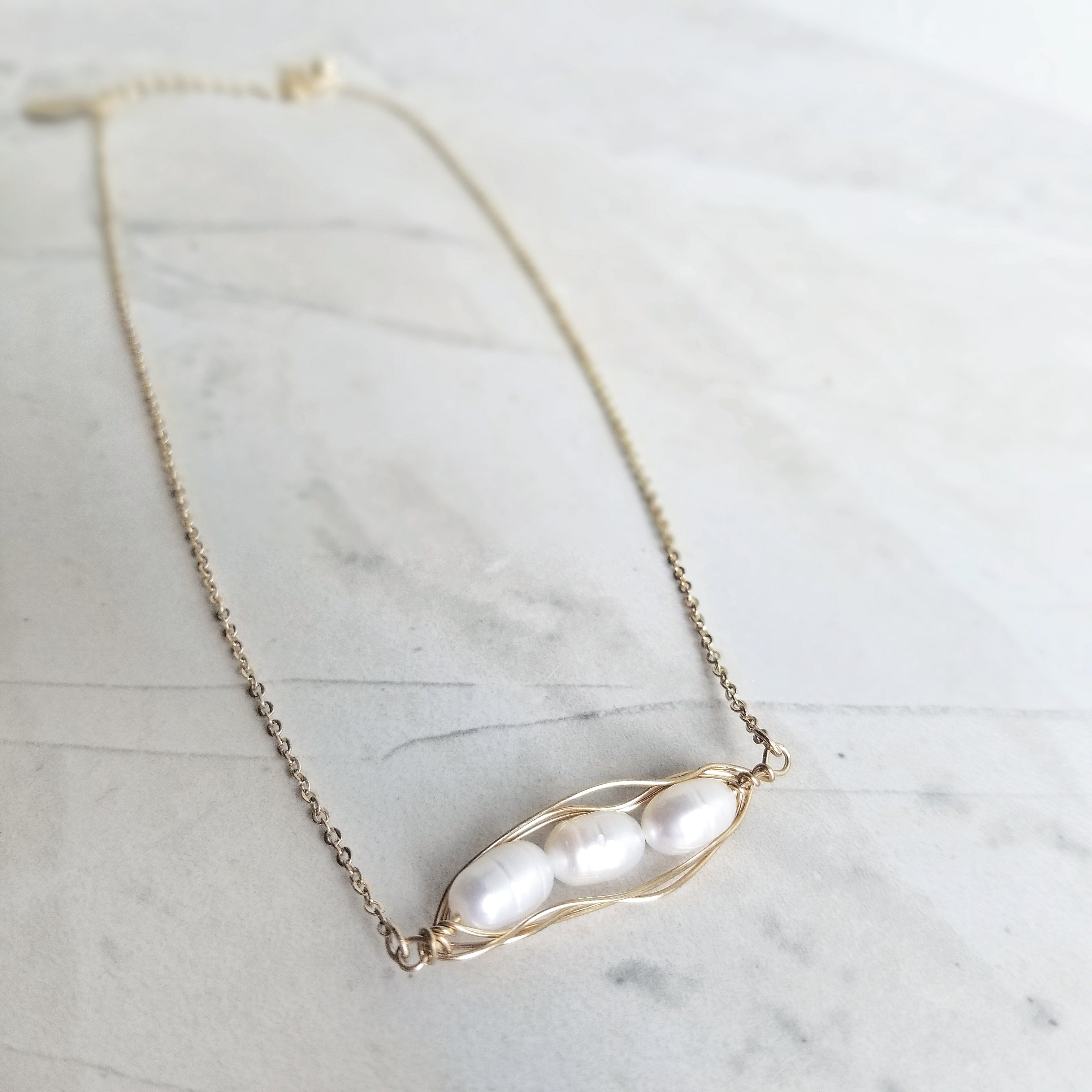 Pearl Wire Necklace