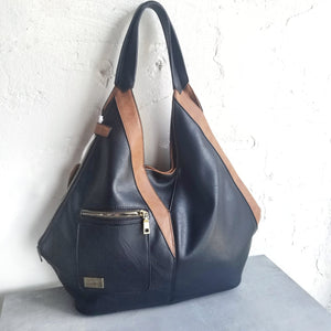 Chloe Black Reversible Hobo
