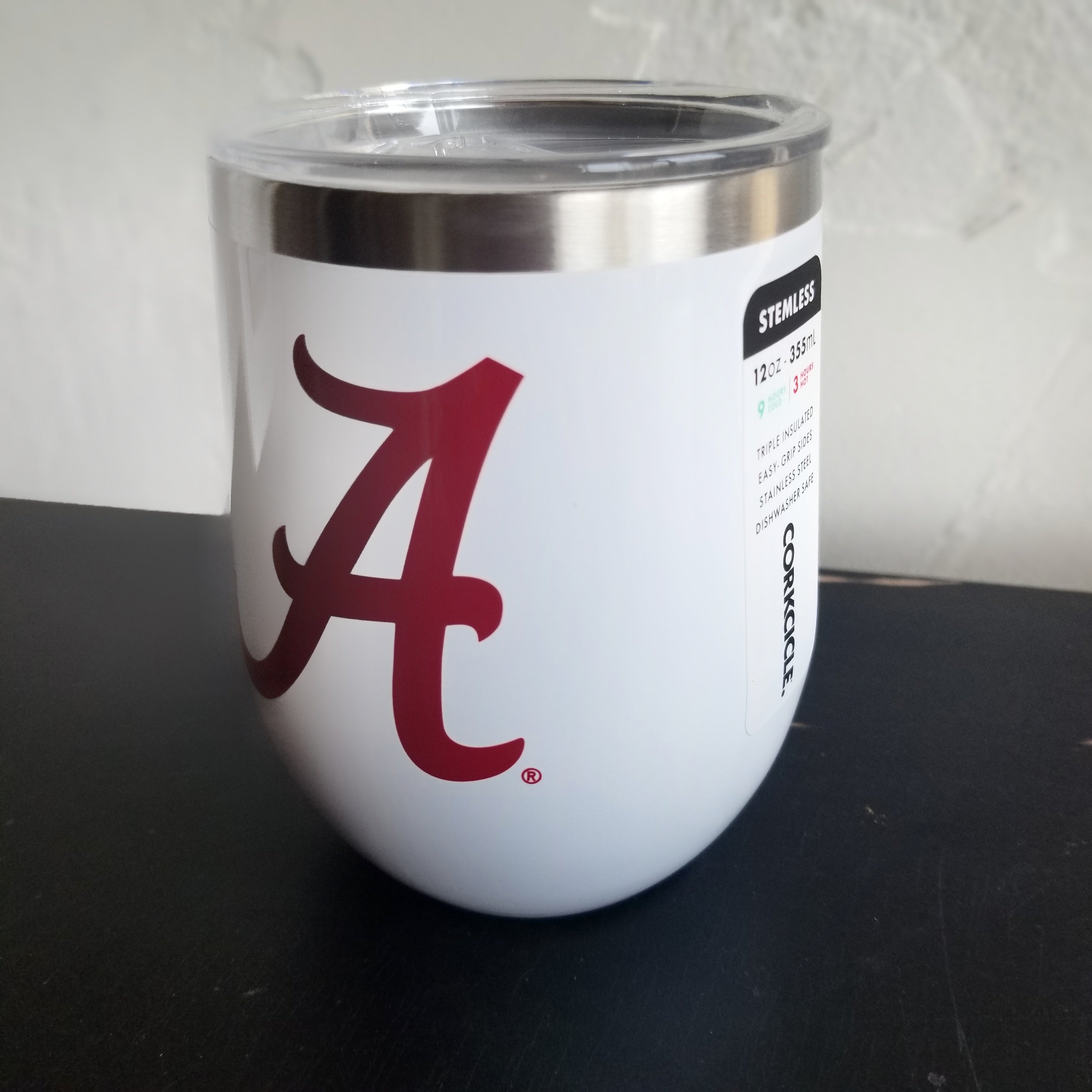 Alabama Stemless Corkcicle Cup