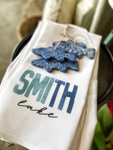 Smith Lake Blue Tones Tea Towel