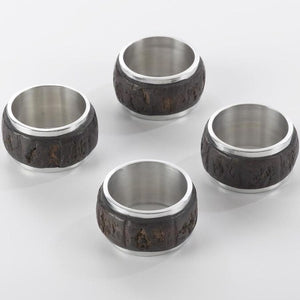 Bark Wood Napkin Ring