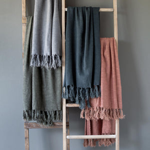 Washed Linen Throw