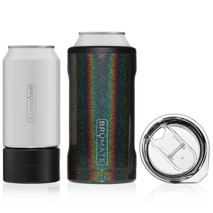 BRUMATE HOPSULATOR TRIO, 3-IN-1 CAN-COOLER | GLITTER CHARCOAL