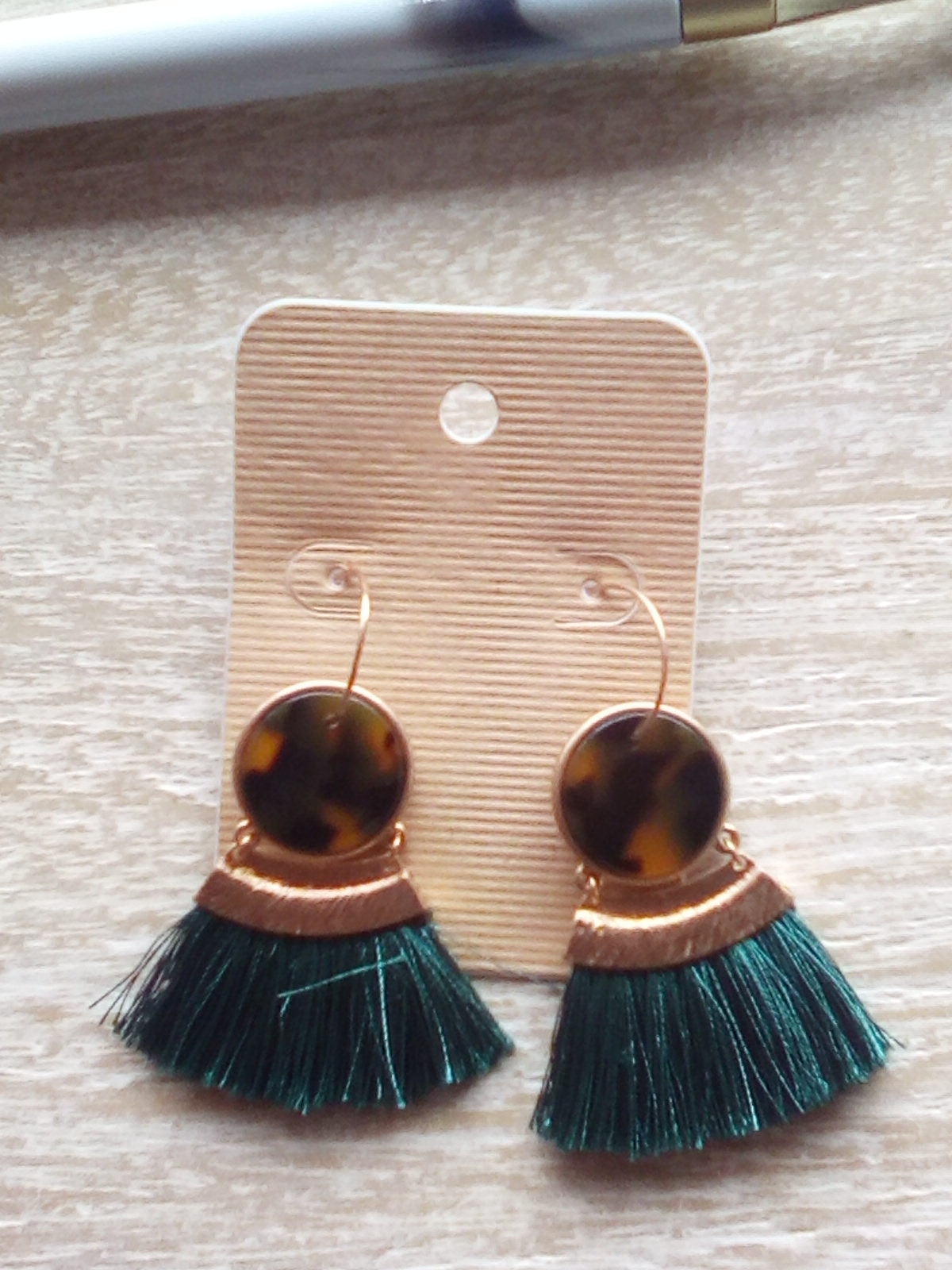 tortoise shell and fringe ep17354