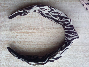 zebra knot headband cc37852-001