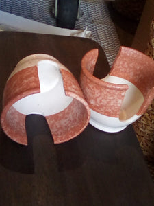 stoneware sponge holder-orange df20404