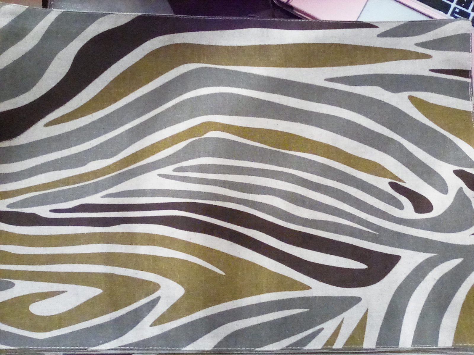 zebra placemat