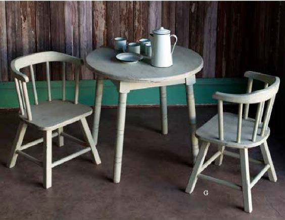 Old Paint Miniature Table and Chairs