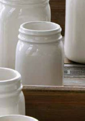 Creamware Pint Jar
