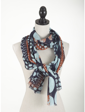 Dotted Design Shawl