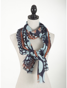 Dotted Design Shawl