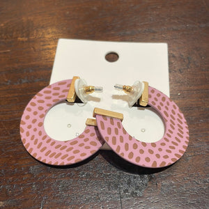 Maybe Dot Hoop Earrings
