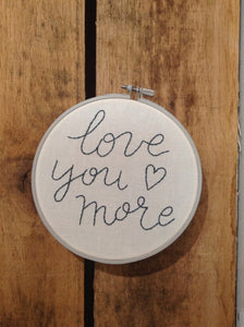 Love you more hoop